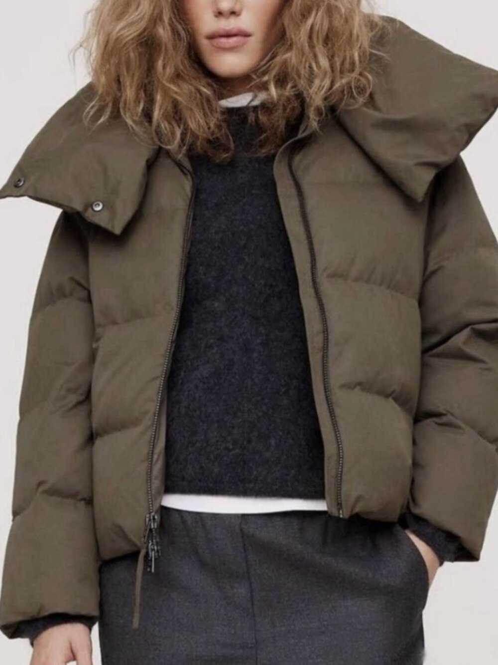 Banana Republic Short Green Puffer